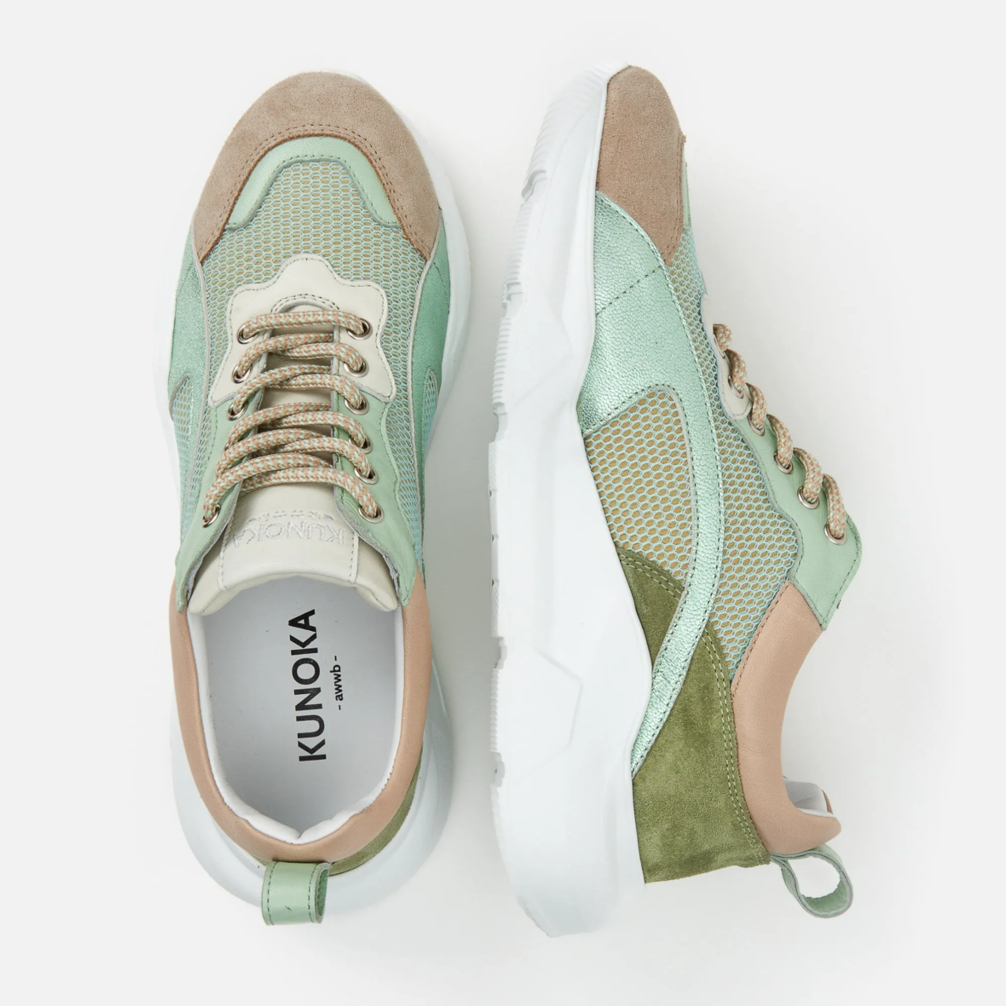 IZZI platform sneaker - Mint