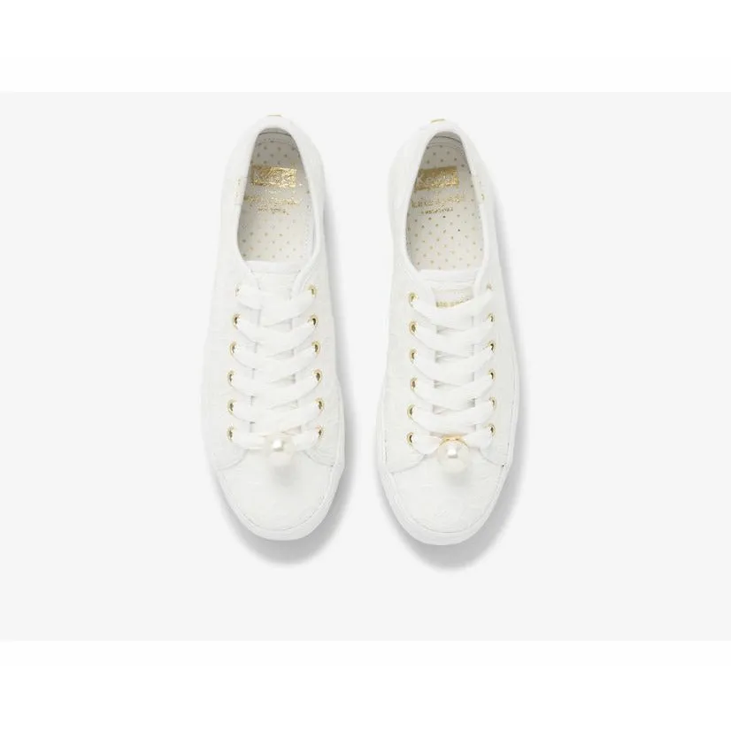 Keds x Kate Spade Triple Kick Floral Eyelet Sneaker