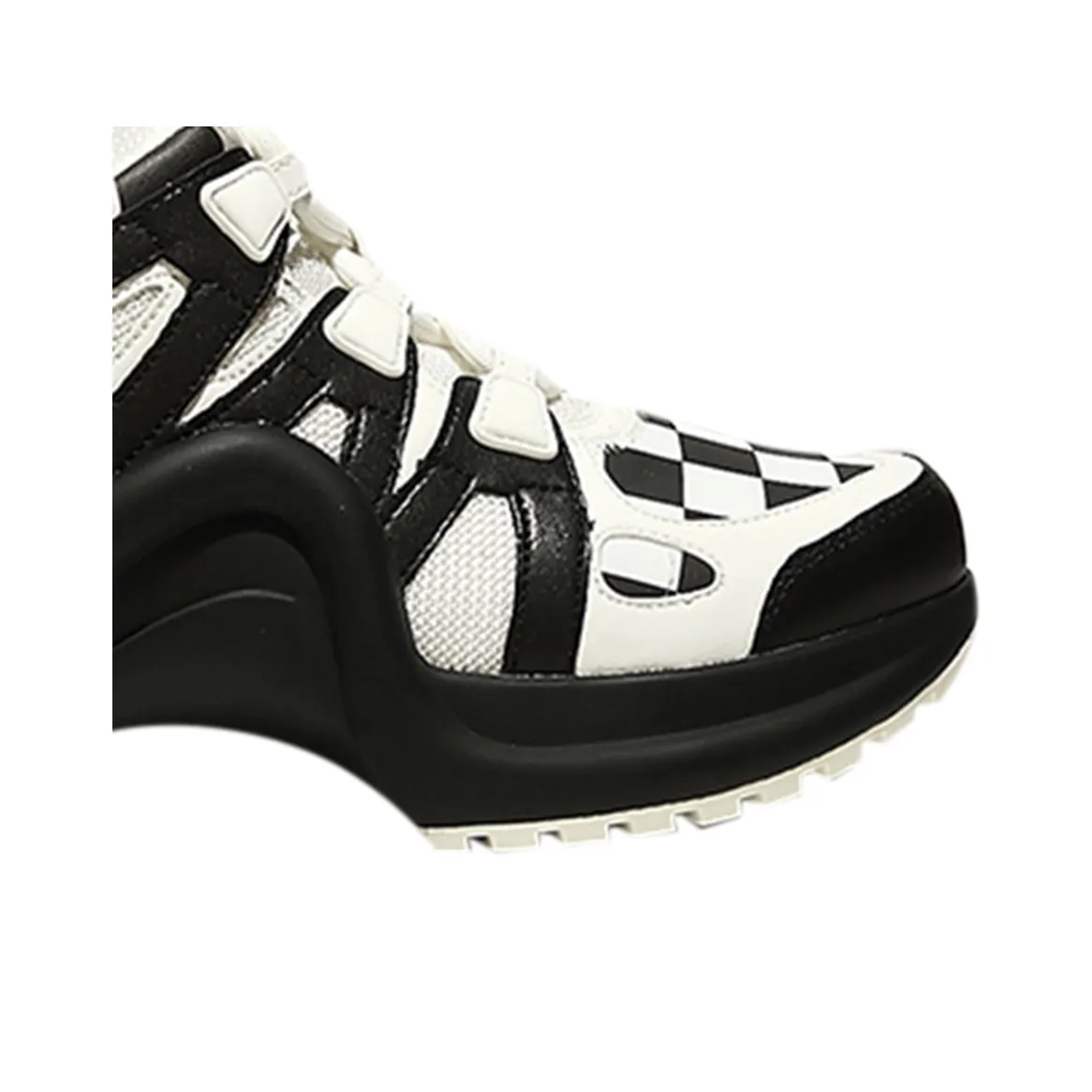 LUKE Bi-Color Spacewalker Platform Sneakers