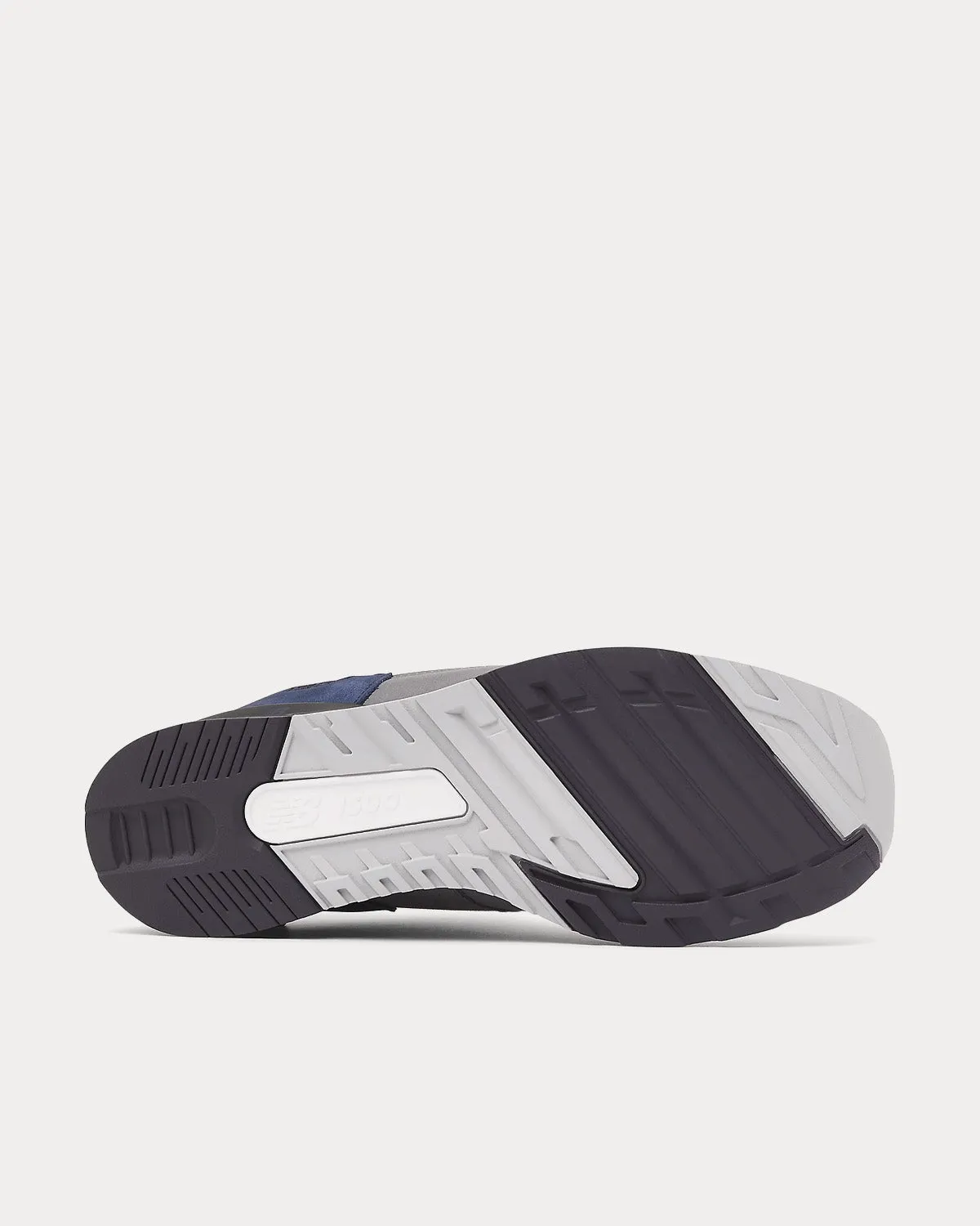 MADE in UK 1500 Grey with Navy & Sepia Low Top Sneakers