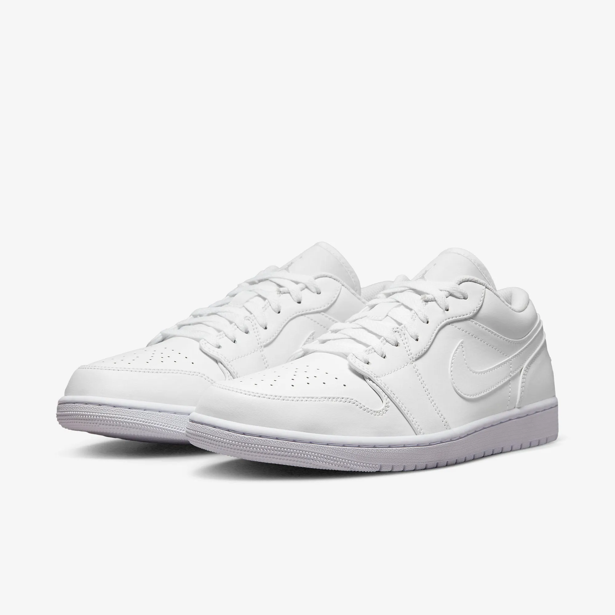 Men's Air Jordan 1 Low "Triple White" (553558-136)
