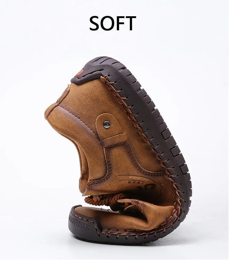 Men's Casual Shoes Handmade Loafers Breathable Sneakers #JU303