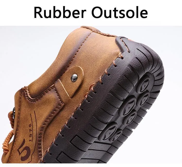 Men's Casual Shoes Handmade Loafers Breathable Sneakers #JU303