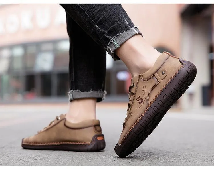 Men's Casual Shoes Handmade Loafers Breathable Sneakers #JU303