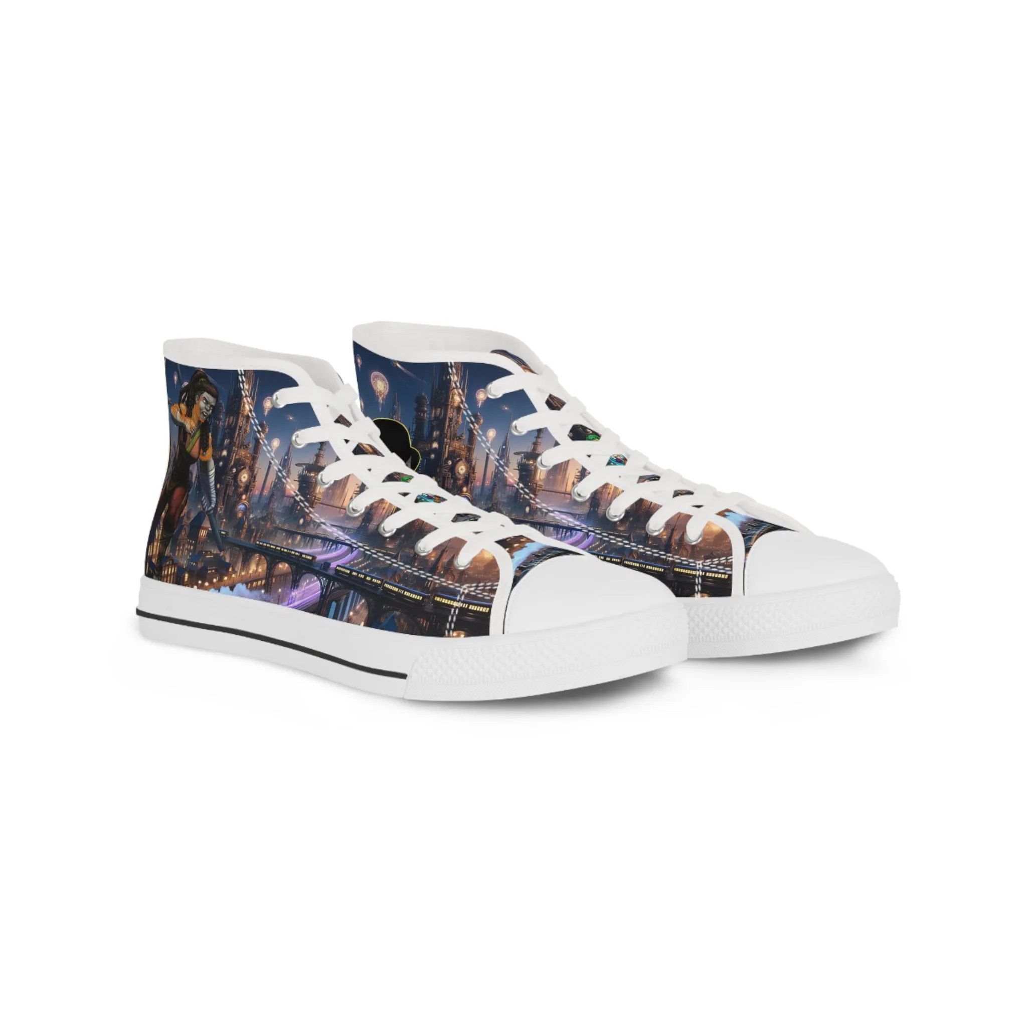 Men's High Top Sneakers- Zaria