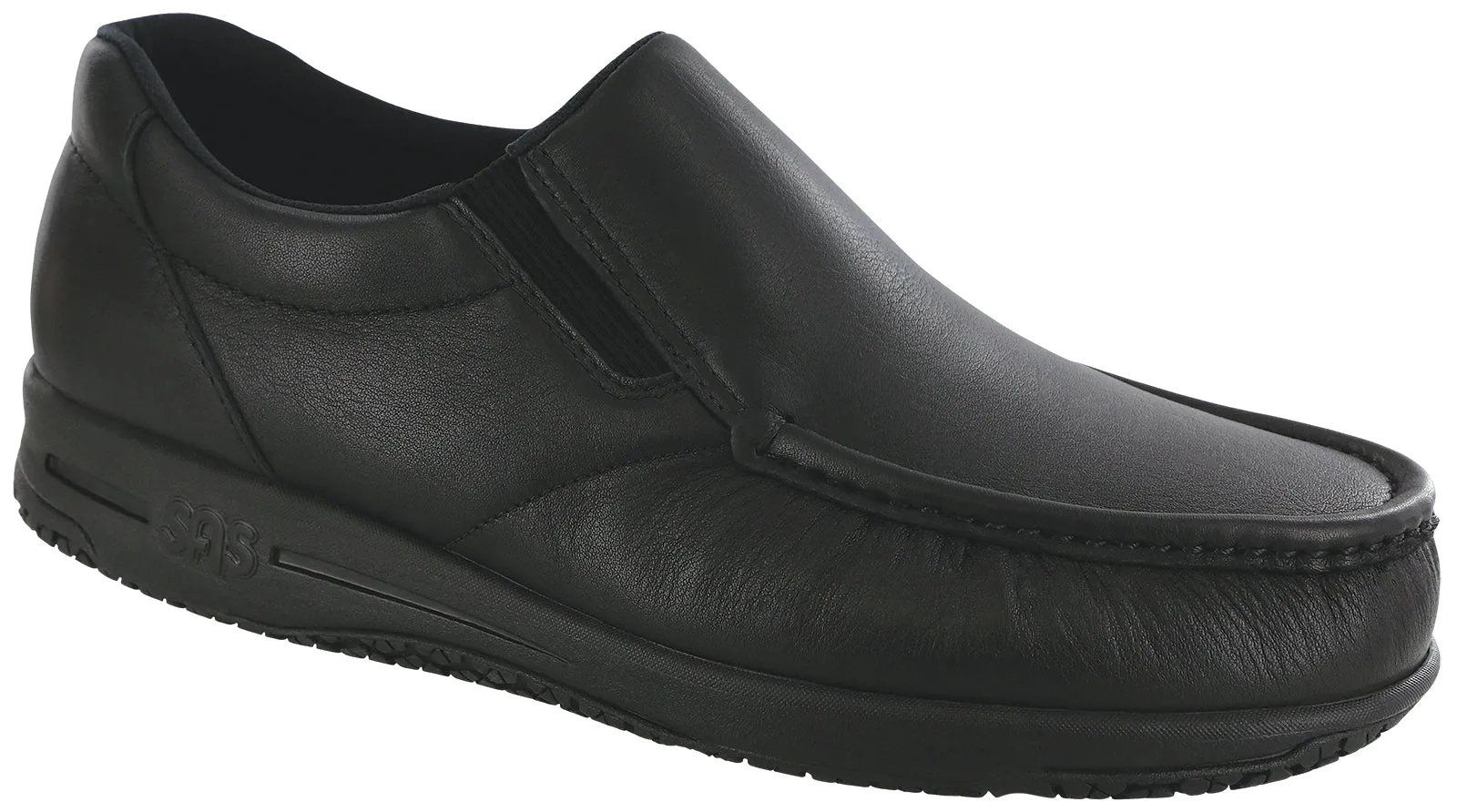 Men's Navigator Non Slip Loafer in Black