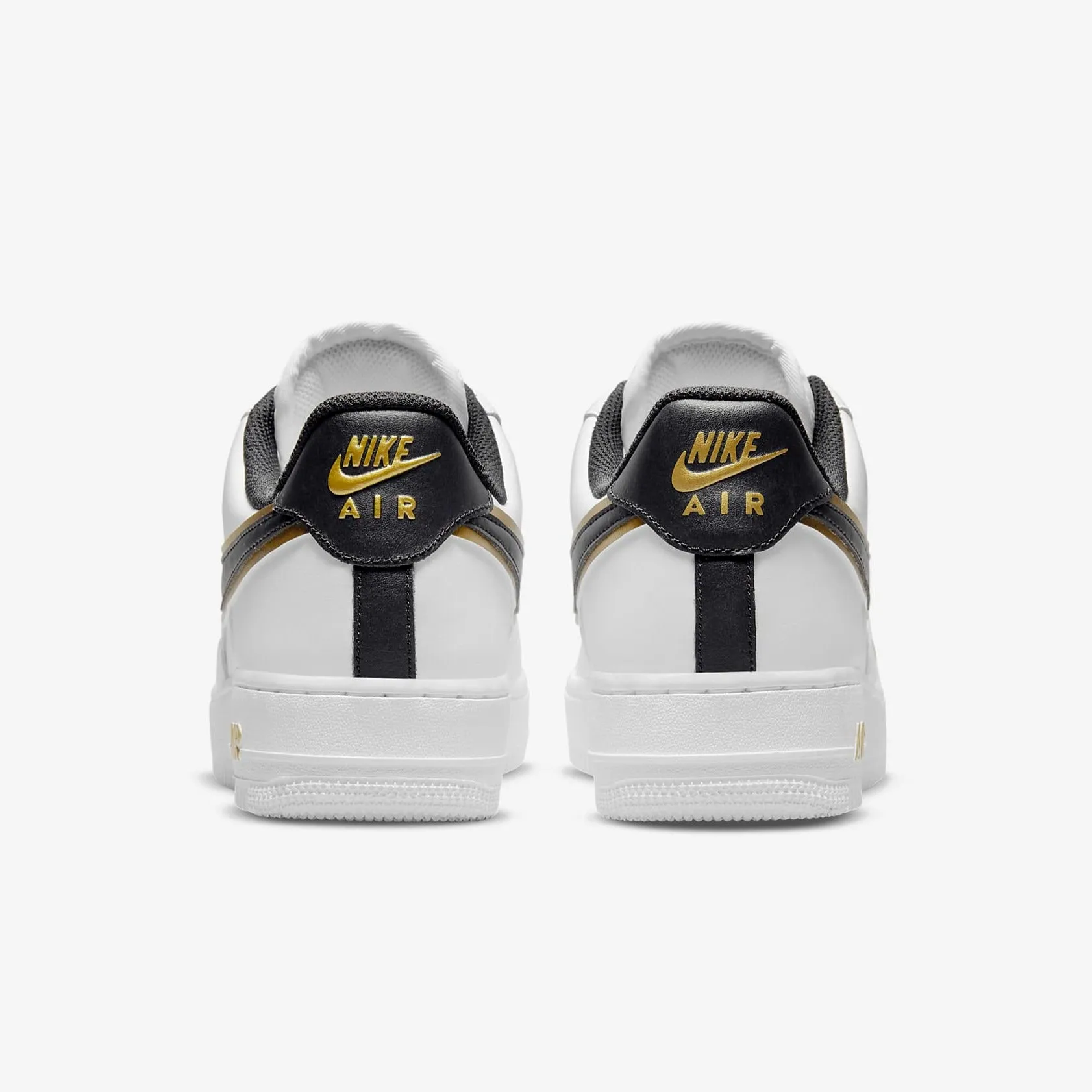 Men's Nike Air Force 1 Low Essentials "White Black Gold" (DA8481-100)