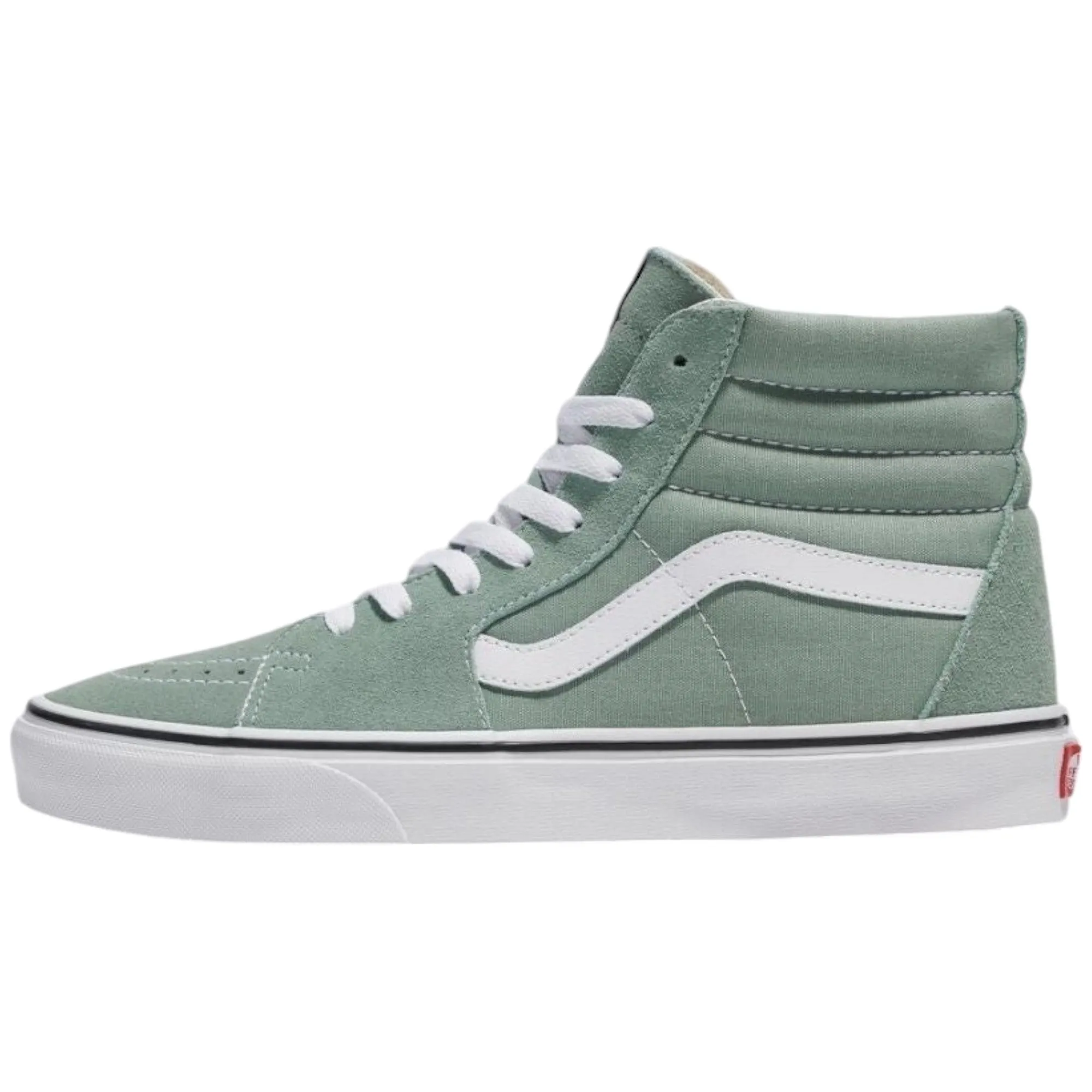 Mens Vans SK8 HI High Top Shoes Green