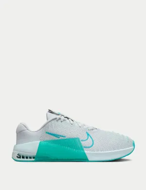 Metcon 9 Shoes - Pure Platinum/Dusty Cactus/Glacier Blue