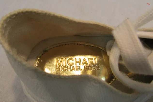 Michael Kors Kristy MK Jacquard Canvas Sneaker