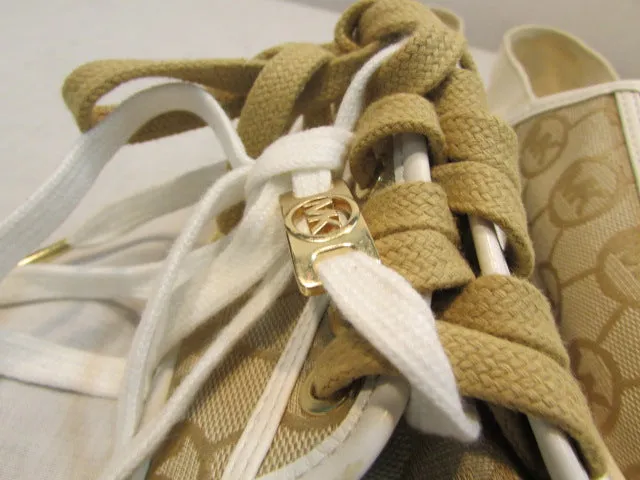 Michael Kors Kristy MK Jacquard Canvas Sneaker