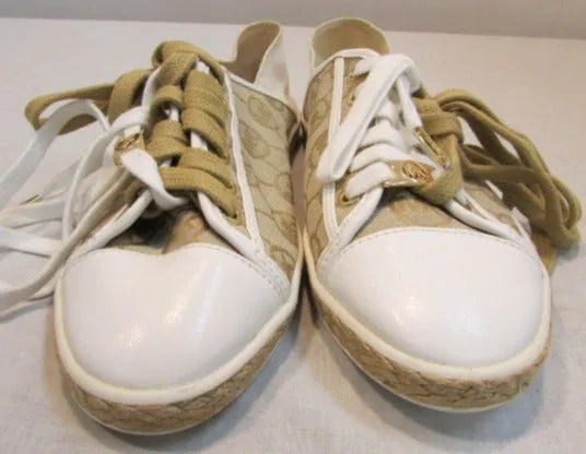 Michael Kors Kristy MK Jacquard Canvas Sneaker