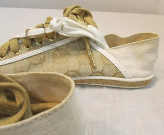 Michael Kors Kristy MK Jacquard Canvas Sneaker