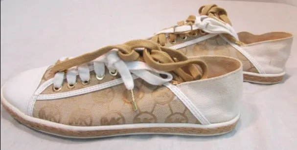 Michael Kors Kristy MK Jacquard Canvas Sneaker