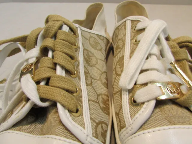 Michael Kors Kristy MK Jacquard Canvas Sneaker