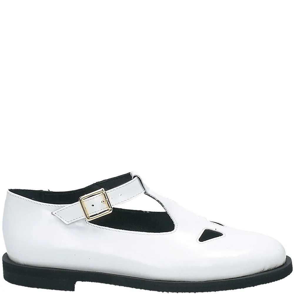 Mocassino Bette bianco con occhielli