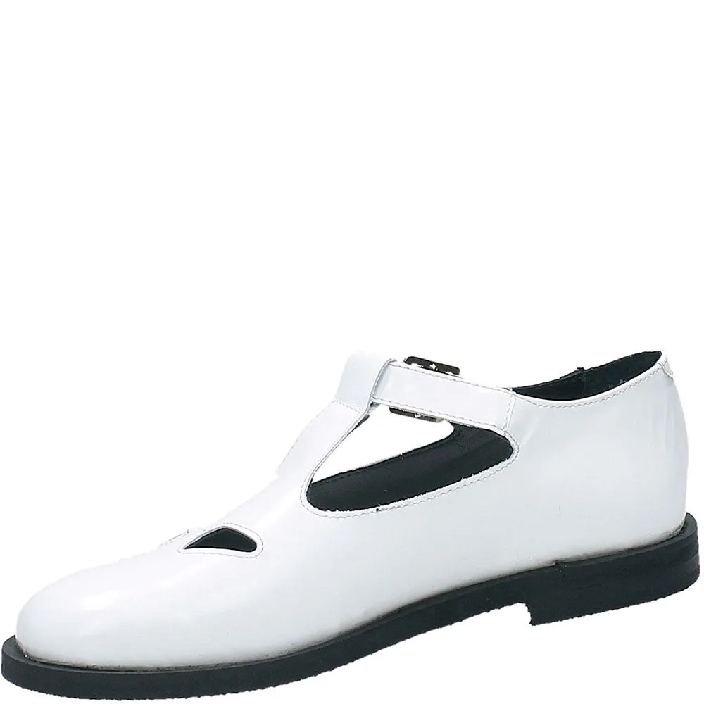 Mocassino Bette bianco con occhielli