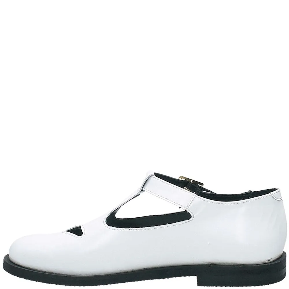 Mocassino Bette bianco con occhielli