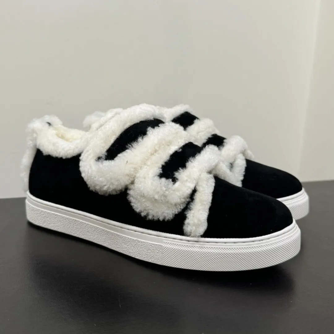 Natalie – Women's Winter Fluffy Platform Sneakers