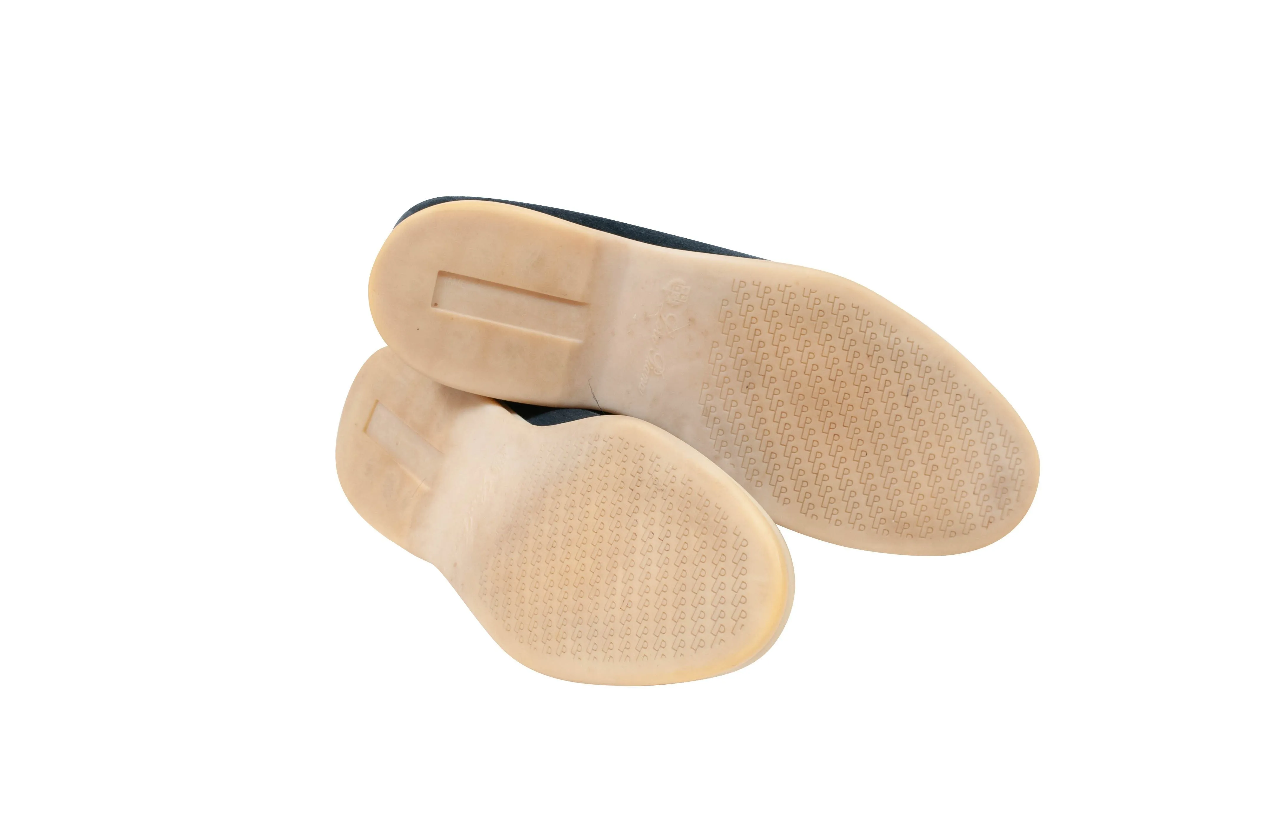 Navy Blue Suede Summer Walk Slip Ons