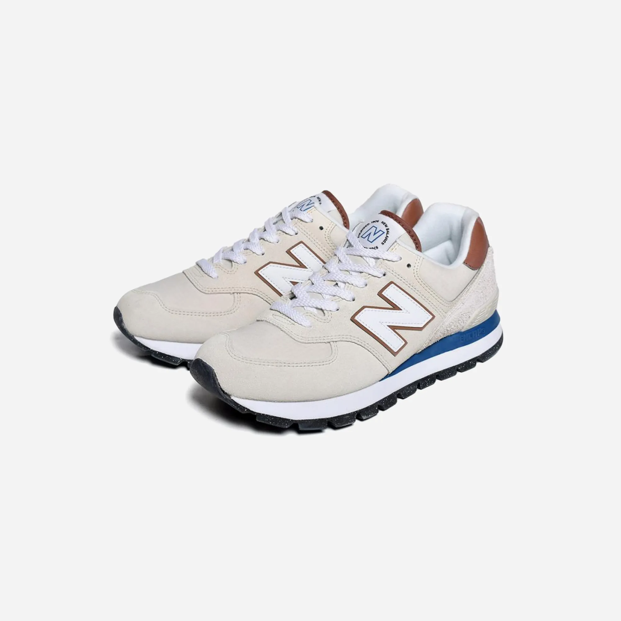 New Balance 574 Rugged Rugged White Brown