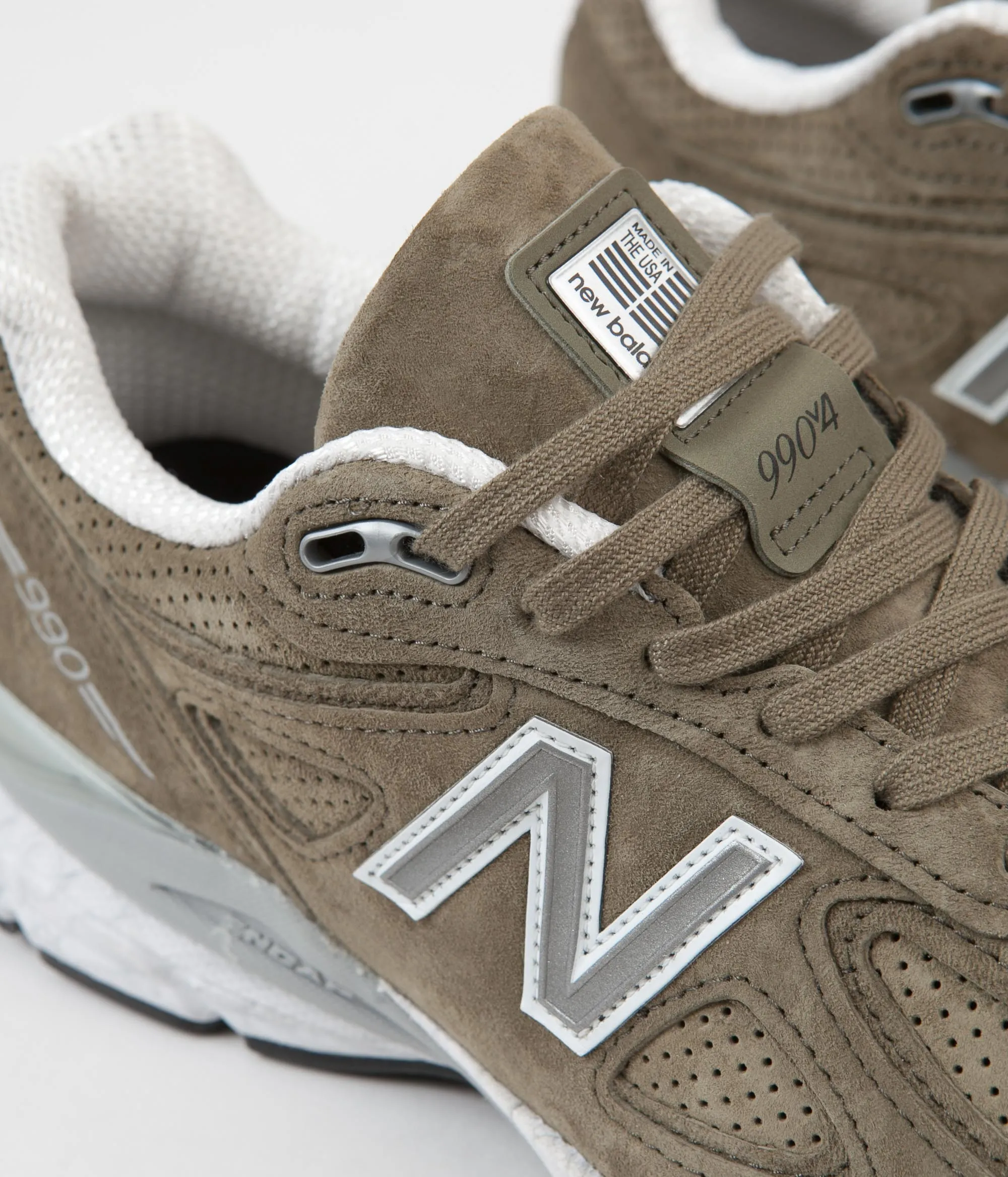 New Balance M990V4 Made In US Shoes - Covert Green