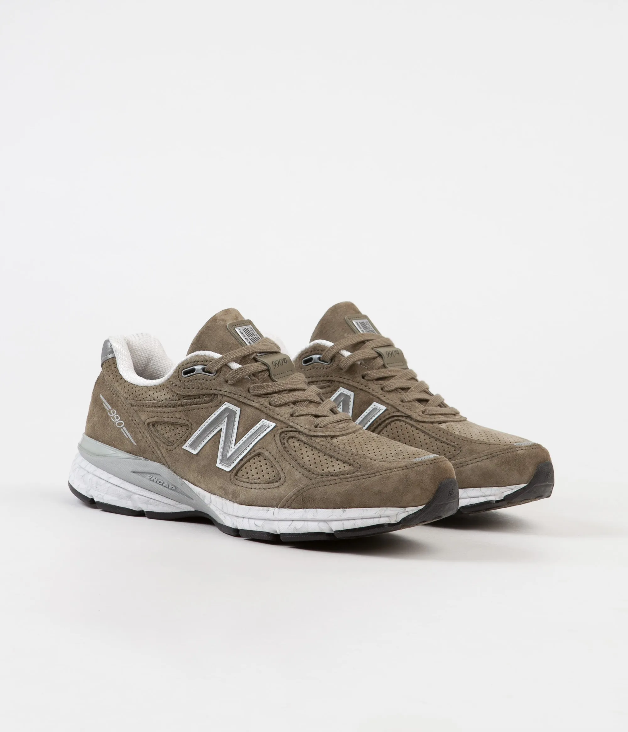New Balance M990V4 Made In US Shoes - Covert Green