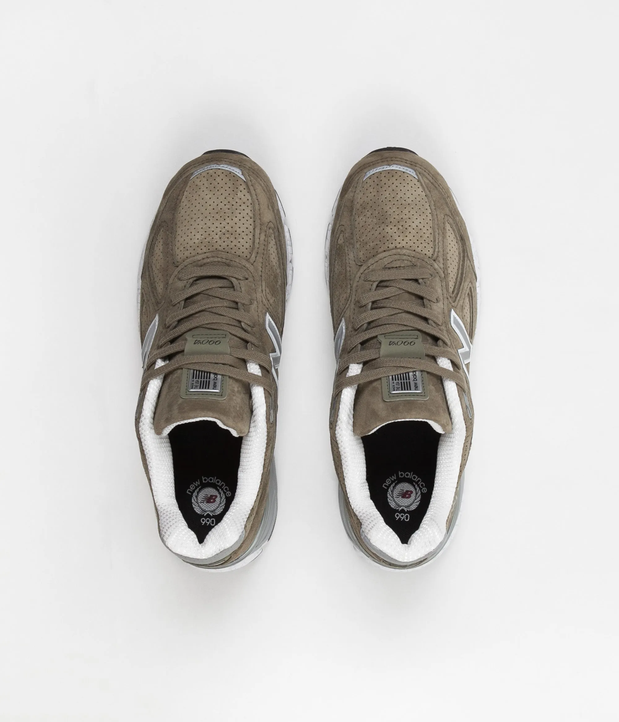 New Balance M990V4 Made In US Shoes - Covert Green