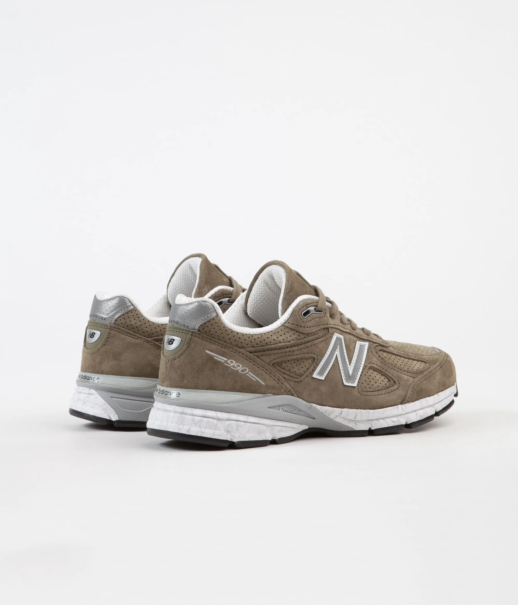 New Balance M990V4 Made In US Shoes - Covert Green