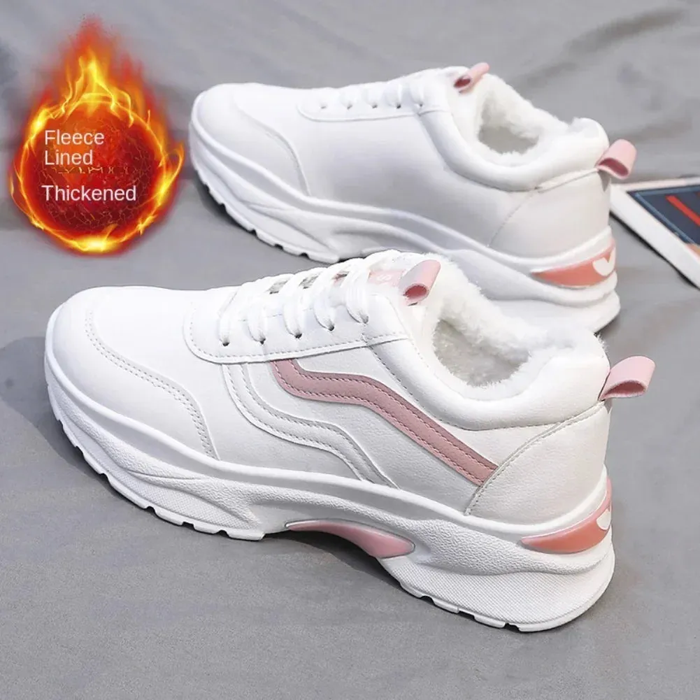 New Women Sneakers  Fashion Women's Sports Shoes Casual Shoes Woman Comfortable Breathable White Female Platform Sneakers