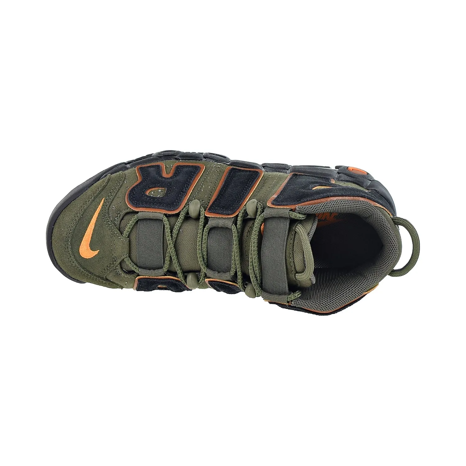 Nike Air More Uptempo 96 Men's Shoes Cargo Khaki-Alpha Orange