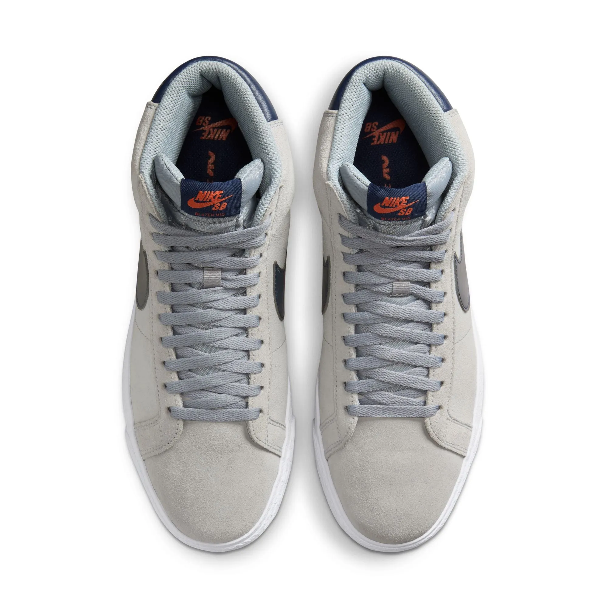 NIKE SB BLAZER MID WOLF GREY / MIDNIGHT NAVY