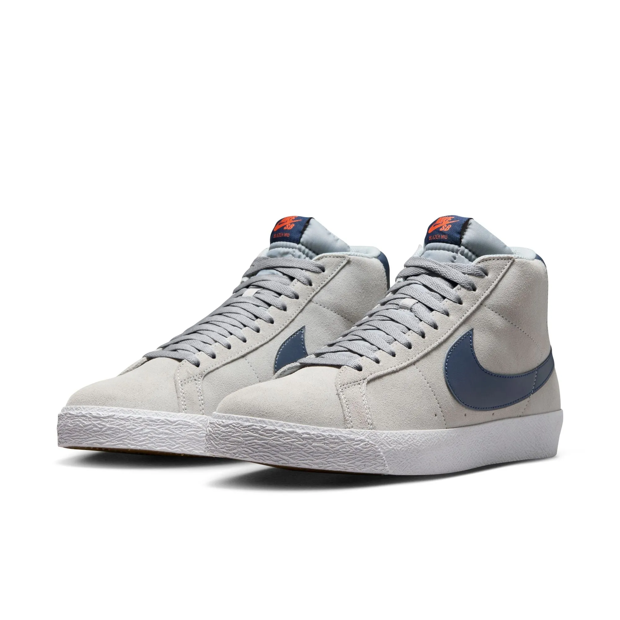 NIKE SB BLAZER MID WOLF GREY / MIDNIGHT NAVY