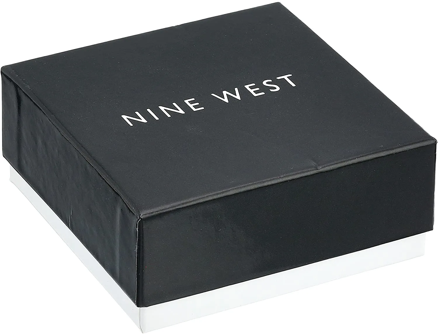 NINE WEST Women'S Silvertone Crystal Pave Circle Stretch Bracelet