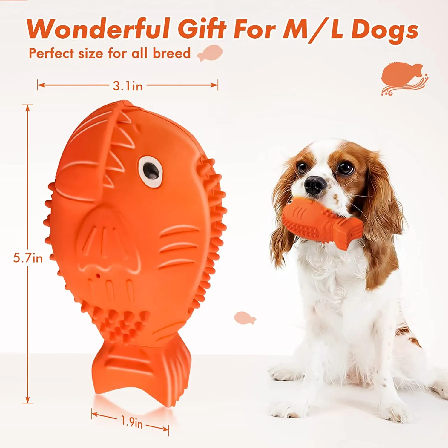 NPET Dog Squeaky Toys Puppy Chew Toys