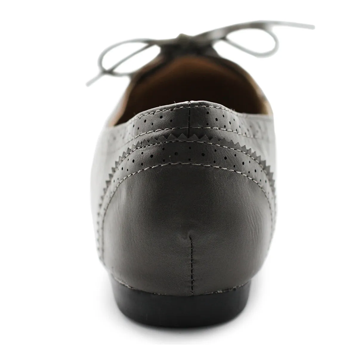 Ollio Women's Ballet Shoe Flat Enamel Pointed Toe Oxford