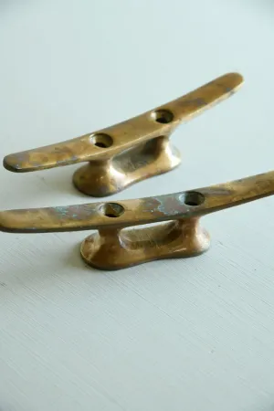 Pair Copper Mooring Cleats