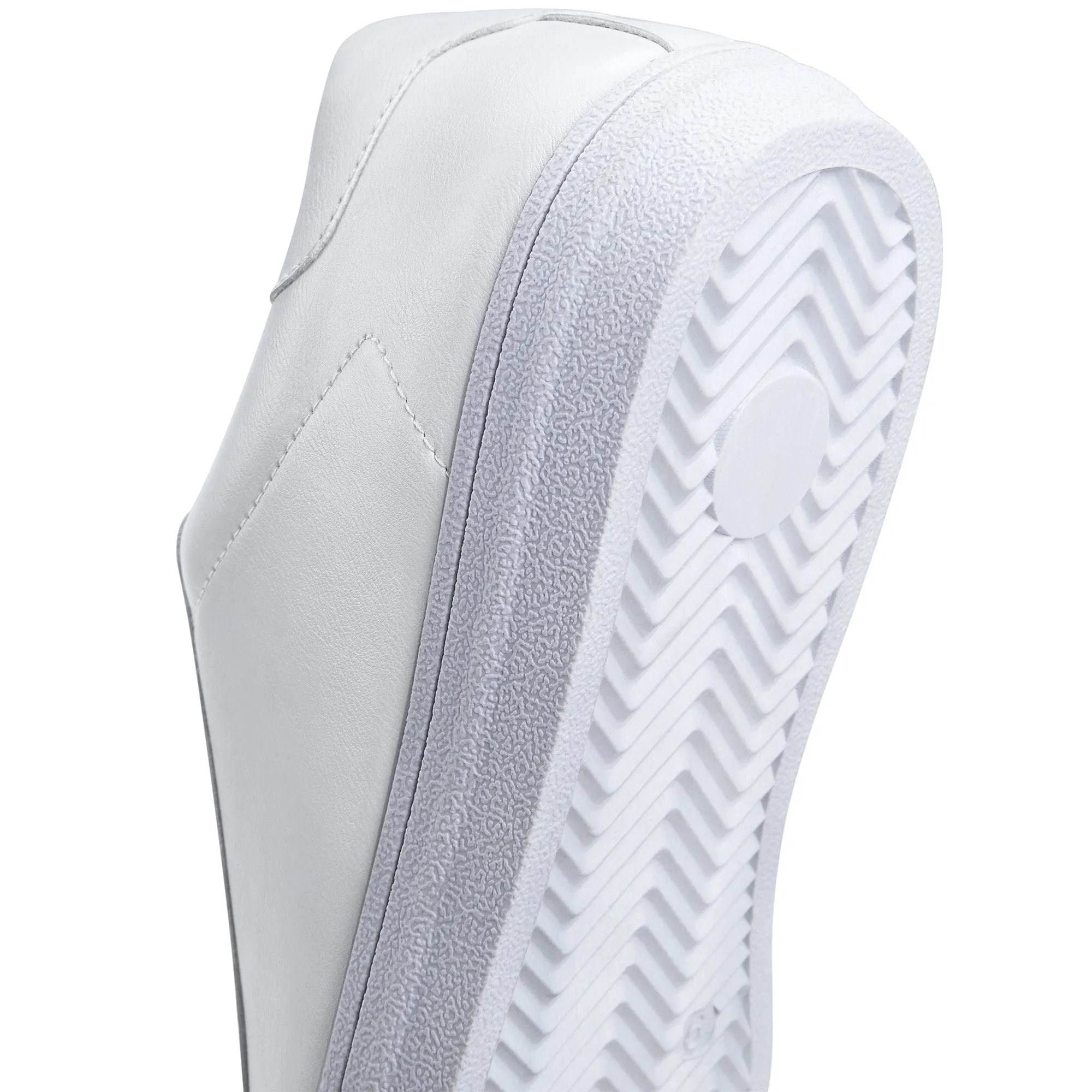 Plain White Men's Casual Sneakers | JOUSEN