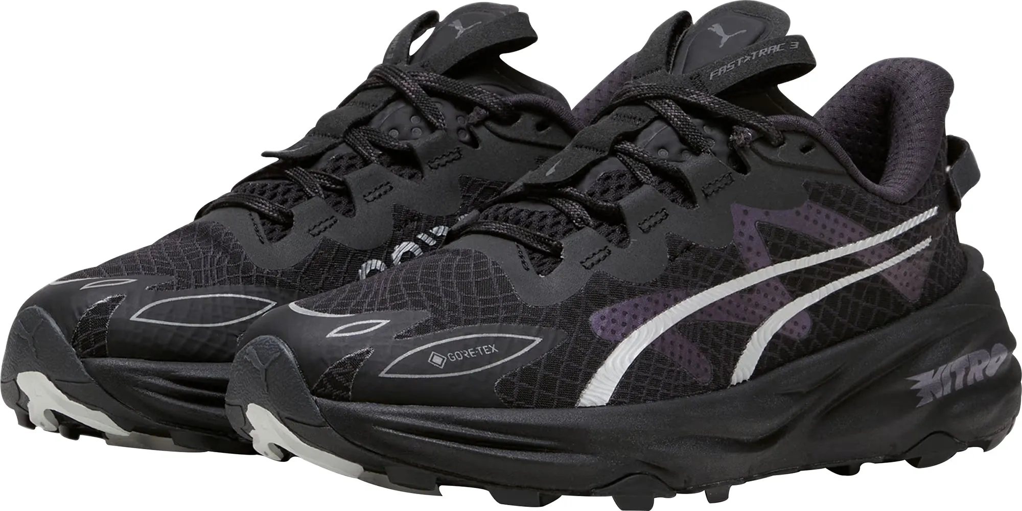 Puma Fast-Trac Nitro 3 GORE-TEX Womens Trail Running Shoes - Black