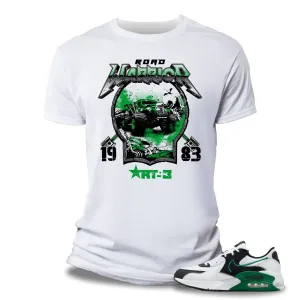 Risq Takers Warrior Tee White / Green Combo
