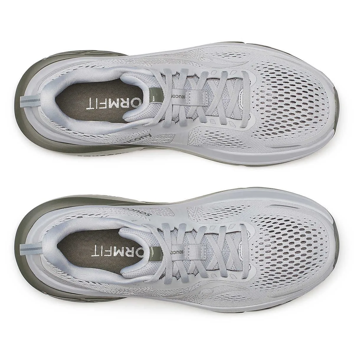 Saucony Guide 18 Men's White/Olive Trainers