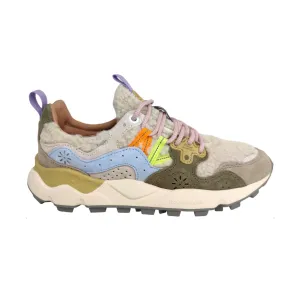 Scarpe Yamano 3 Teddy Donna Beige/Militare/Celeste