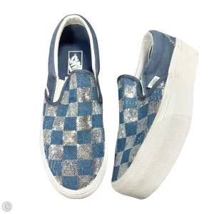 Shoes Sneakers Platform By Vans In Checkered Pattern, Size: 10