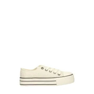 Sneakers platform con glitter