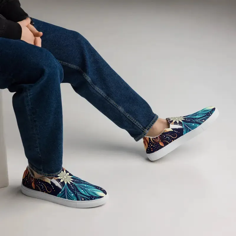 Step Up Men's Slip on Canvas Shoes Uk Europe