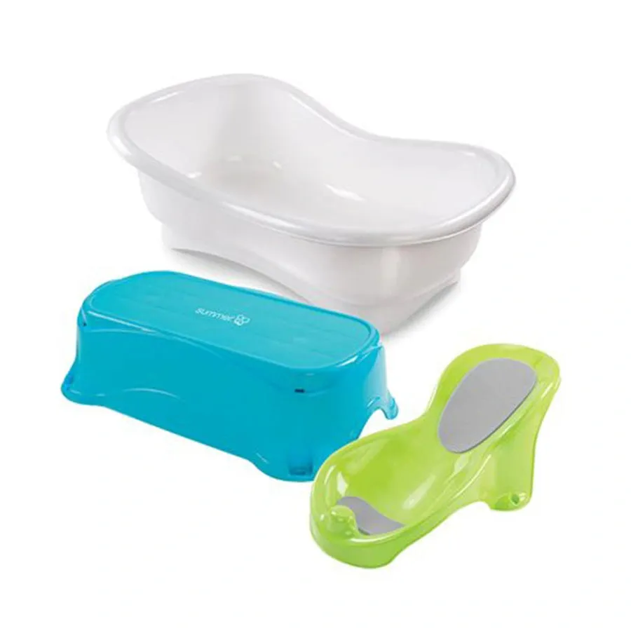 Summer Comfort Height Bath Center With Step Stool