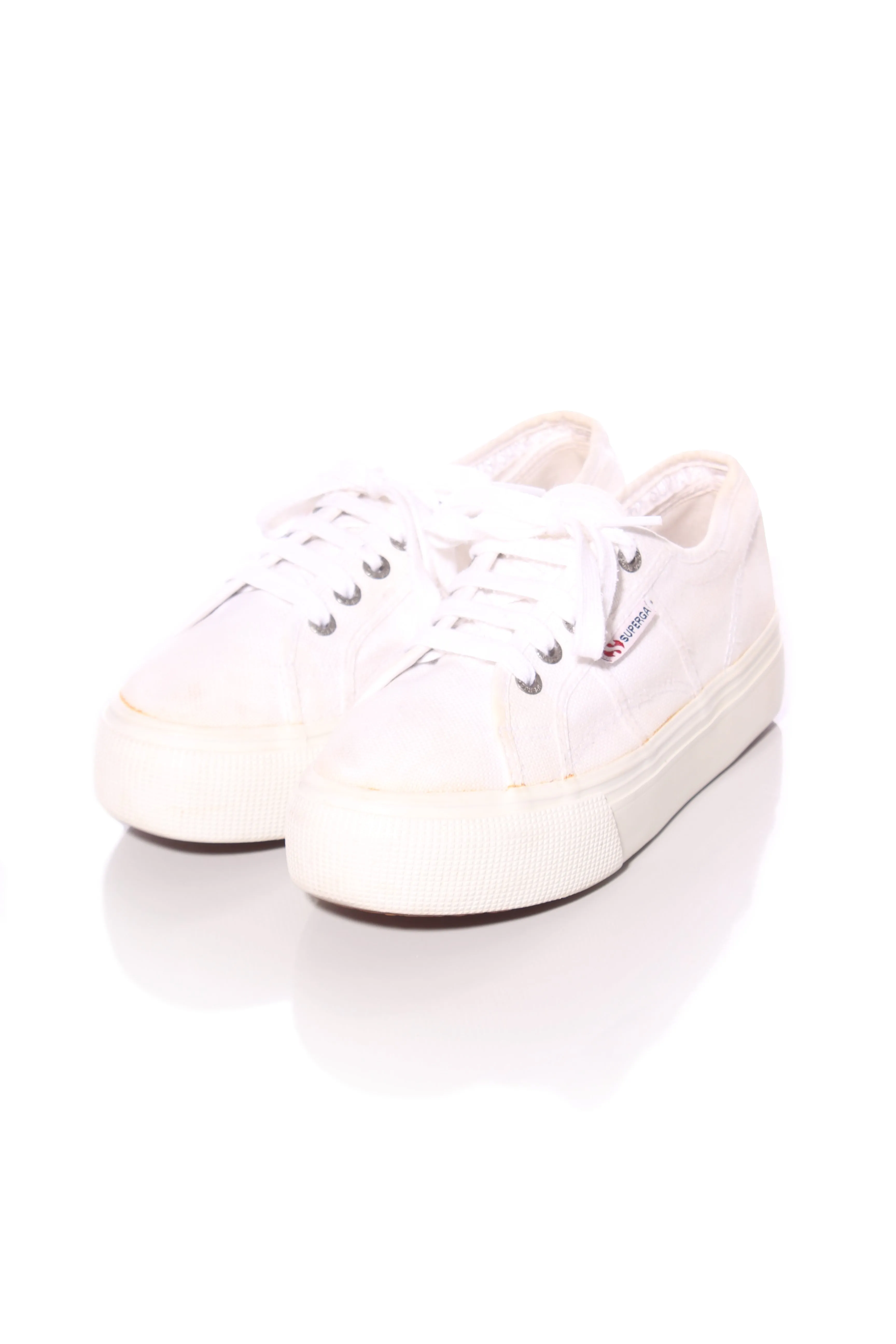 SUPERGA - Platform canvas sneakers! 38