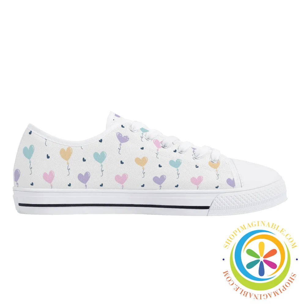 Take My Heart Ladies Low Top Canvas Shoes