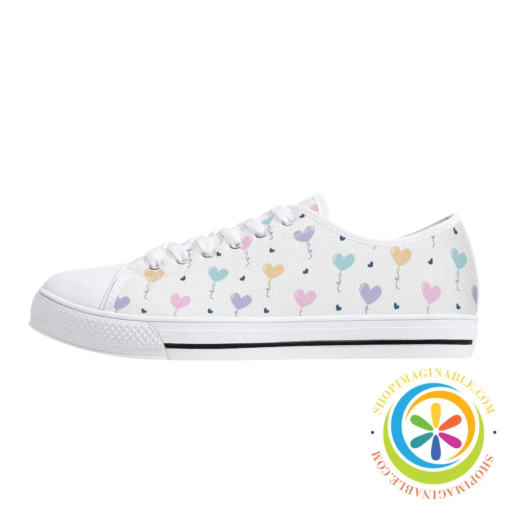 Take My Heart Ladies Low Top Canvas Shoes