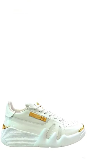 Talon White Patent Platform Sneaker (carryover style)